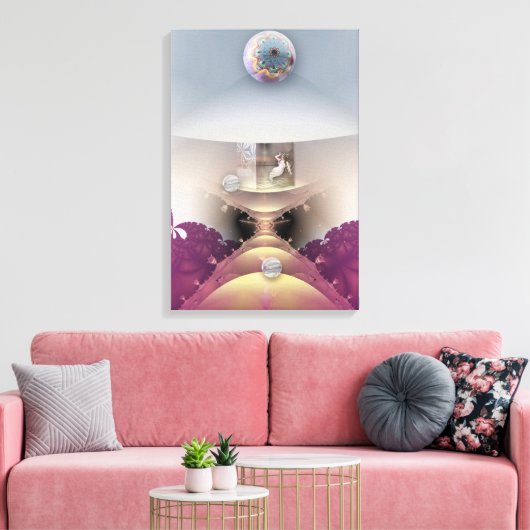 Dream de la sirène, Imaginaire art numérique toile (Insitu(Salon))