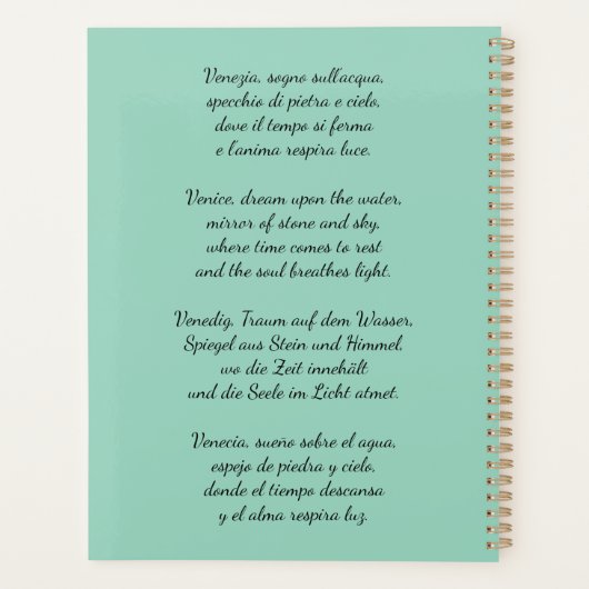 Dream de Venise (Dos)