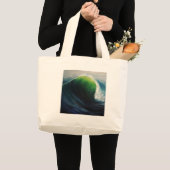 Dream Deep Wave Series Grote Tote Bag (Voorkant (product))