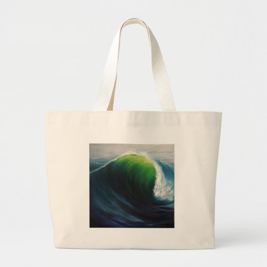 Dream Deep Wave Series Grote Tote Bag (Voorkant)
