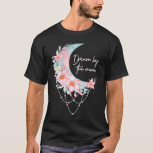 Dream door de blauwe gelilies van de Moon Catcher T-shirt