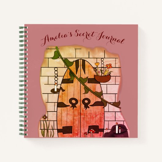 Dream Door Fairy Tale Dessin Secret Journal (Devant)