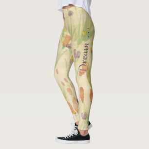 Dream-draag Waterverf Sportswear Leggings