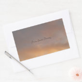 Dream, Dreams, Dreaming skicker Rechthoekige Sticker (Envelop)