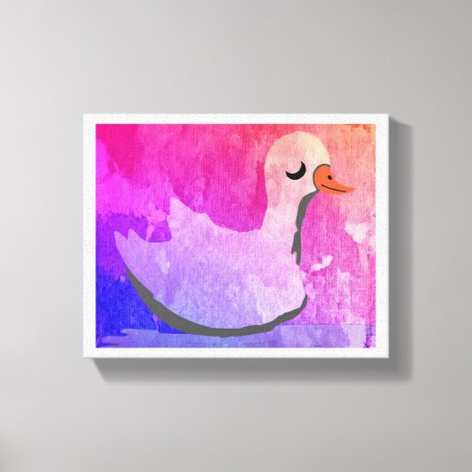 Dream Duck Canvas Afdruk (Voorkant)