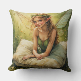 Dream Fairy Holding Pillow  Kussen