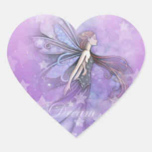 Dream Fairy in de sterren Hart Sticker