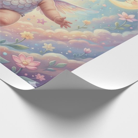 Dream Flight: Baby in the Sky Cadeaupapier (Hoek)