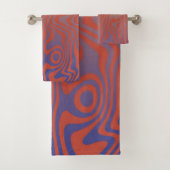 Dream Flow l Abstract Trippy Patroon - No. 01 Bad Handdoek (Insitu)