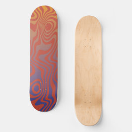 Dream Flow l Abstract Trippy Patroon - No. 01 Skateboard