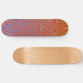 Dream Flow l Abstract Trippy Patroon - No. 01 Skateboard (Horizontaal)