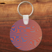 Dream Flow l Abstract Trippy Patroon - No. 01 Sleutelhanger (Voorkant)