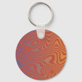Dream Flow l Abstract Trippy Patroon - No. 01 Sleutelhanger (Achterkant)