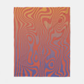 Dream Flow l Abstract Trippy Pattern - No. 01 Fleece Deken (Voorkant)