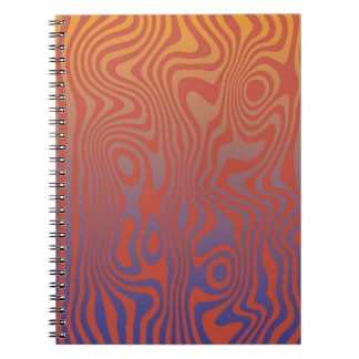 Dream Flow l Abstract Trippy Pattern - No. 01 Notitieboek