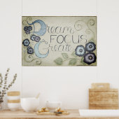 Dream Focus Creëer Poster (schemering) (Keuken)