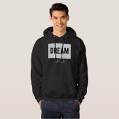 Dream Forever (en altijd) Arabisch Manuscript Hoodie (Voorkant volledig)