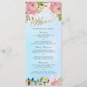 Dream Garden Floral Menu Mariage (Devant)