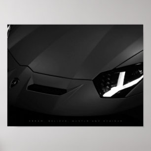 Dream, geloof, stoer en realiseer   MOTIVATIE Poster