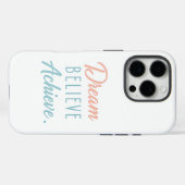 Dream gelooft Achieve Case-Mate iPhone Case (Achterkant (horizontaal))