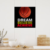 Dream gelooft dat Basketball Poster behaalt (Keuken)