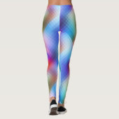 Dream Glass Checkered Colorful Spring Leggings (Achterkant)