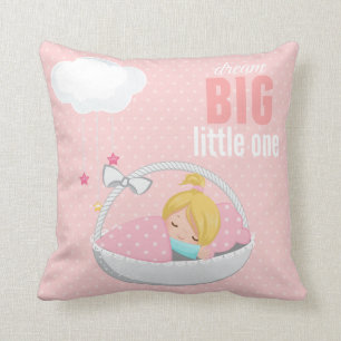 Dream groot * kies achtergrondkleur kussen