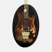 Dream Guitar - Grace Oval Ornament (Links)