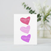 Dream Hearts Briefkaart (Staand voorkant)