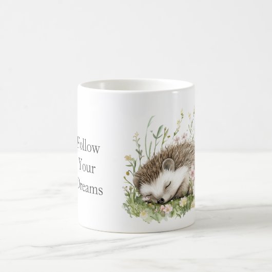 Dream Hedgehog Floral Koffiemok (Center)
