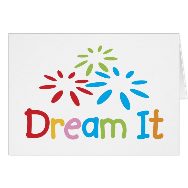 Dream het (Voorkant Horizontaal)