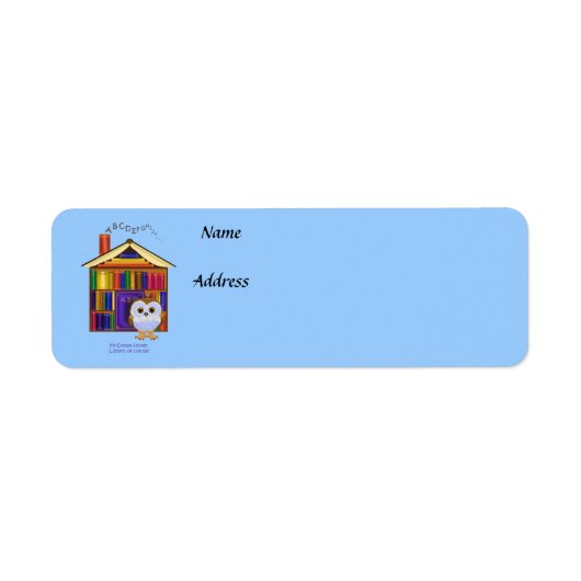 Dream Home - Bibliotheek! Etiket (Voorkant)