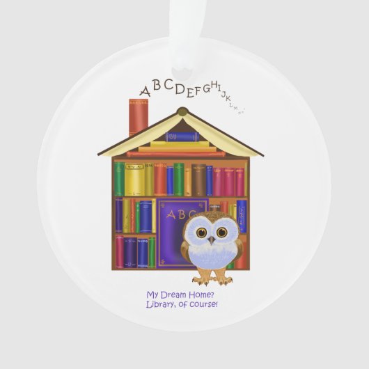 Dream Home - Bibliotheek! Ornament (voorkant)