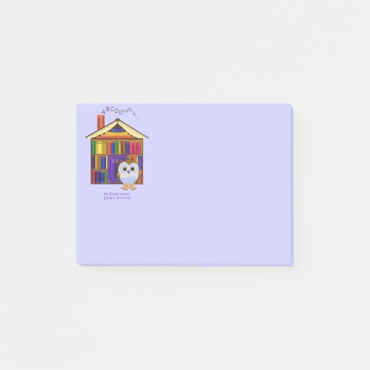Dream Home - Bibliotheek! Post-it® Notes (Voorkant)
