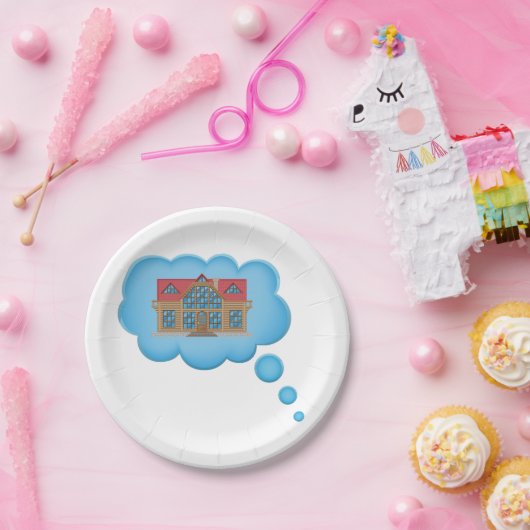 Dream Home Papieren Bordje (Feest)