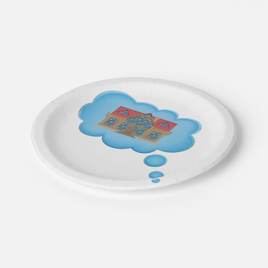 Dream Home Papieren Bordje (Gekanteld)