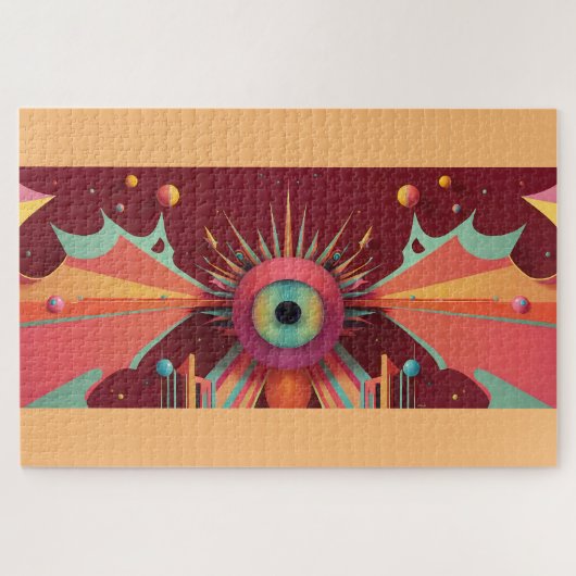 Dream Horizon Ken Gage Fantasy OpArt Legpuzzel (Horizontaal)