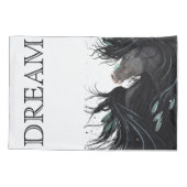 Dream Horse Two Sided Pillow-Hoesje van Bihrle Kussensloop (Achterkant)