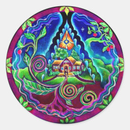 Dream House Sanctuary Mandala Sticker