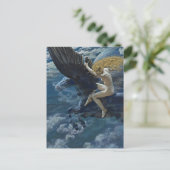 "Dream Idyll - A Valkyrie" door Edward Robert Hugh Briefkaart (Staand voorkant)