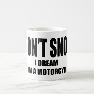 DREAM IK BEN EEN MOTORCYCLUS KOFFIEMOK