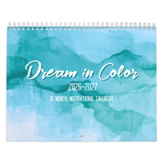 Dream in Color 18-Month Inspirational Calendar Kalender
