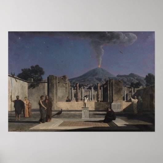 Dream in de Ruins of Pompeii, 1866 Poster (Voorkant)