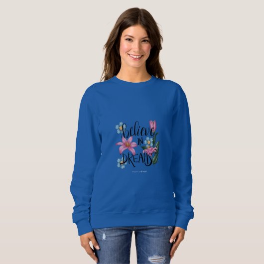Dream In Dream Floral Sweatshirt - (Devant entier)