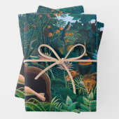 Dream in Exotic Oerwoud Forest Inpakpapier Vel (In situ)