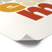 Dream in retro color style poster (Hoek)