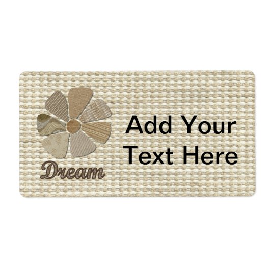 Dream Inspiration Collage Etiket (Voorkant)