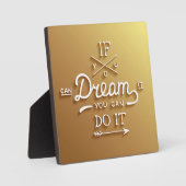 Dream Inspire Motivate Fotoplaat (Voorkant)