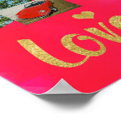 Dream it Live it Vision Board Poster Gold Confetti (Coin)