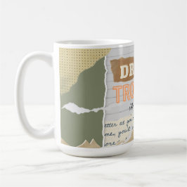 Dream je problemen met koffie - quote koffiemok